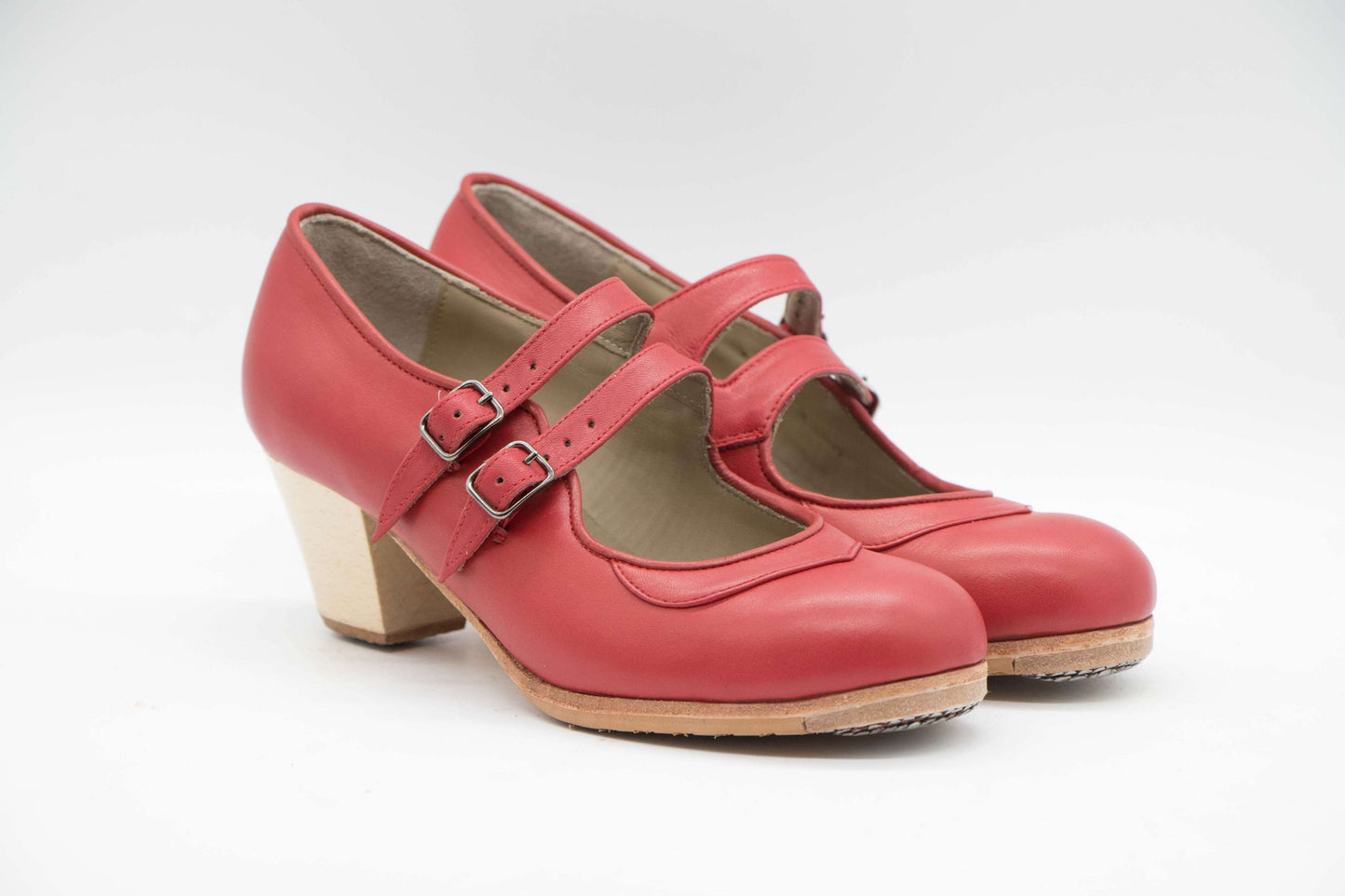 #0061 Mod. Saeta. nº36,5AA. Doble Ancho. Zapatos Flamenco Profesional de Mujer