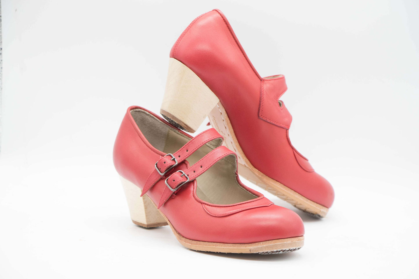 #0061 Mod. Saeta. nº36,5AA. Doble Ancho. Zapatos Flamenco Profesional de Mujer