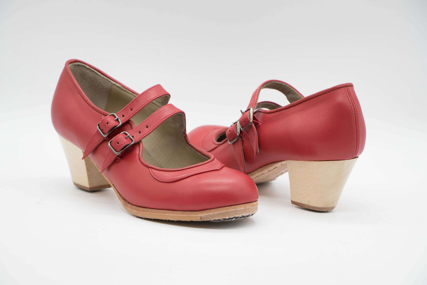 #0061 Mod. Saeta. nº36,5AA. Doble Ancho. Zapatos Flamenco Profesional de Mujer